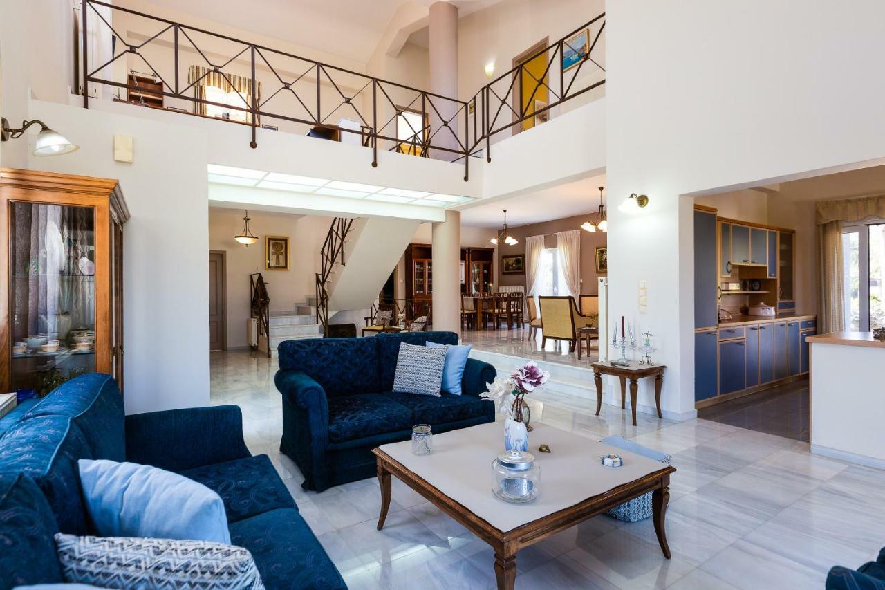 Carpe Diem-Luxury Villa With Private Pool Agia Paraskevi  Ngoại thất bức ảnh