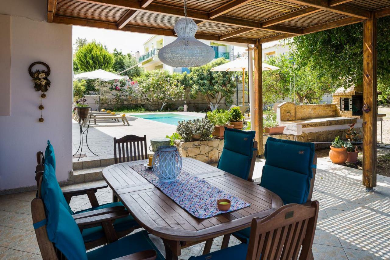 Carpe Diem-Luxury Villa With Private Pool Agia Paraskevi  Ngoại thất bức ảnh